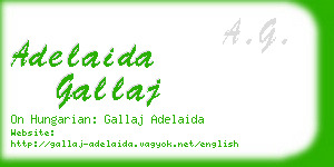 adelaida gallaj business card